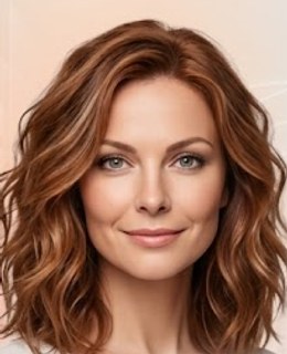 Copper waves hairstyle inspiration